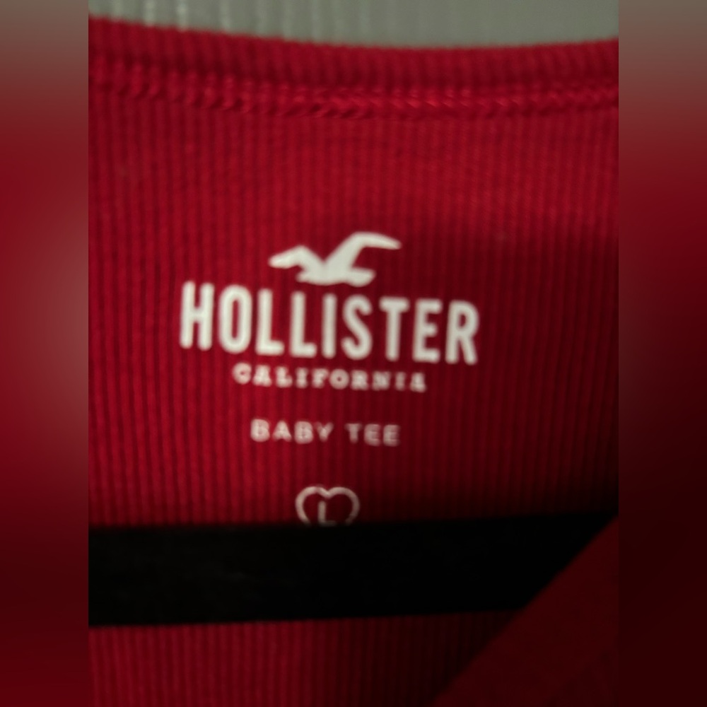 Hollister Co. long sleeve ribbed baby tee size large - Picture 3 of 5